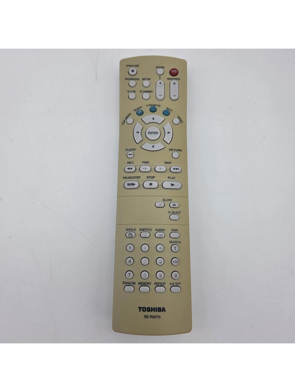 Genuine Toshiba SE-R0070 Remote Control OEM - Tested Quick Shipping